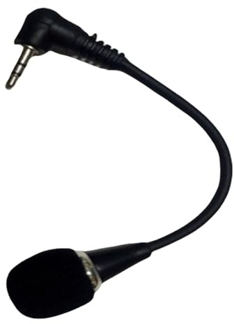 3.5mm Conference Microphone Double Sound Input Channel Bendable Metal Body for Webinar Gaming Voice Chatting Devices Conference Microphone