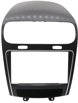 Cadre de façade Radio Automobile Fascia Radio Panneau DVD Tableau De Bord Kit Installation Adaptateur Console Cadre Bague Trim pour Dodge pour Journey(Seul Le Cadre)