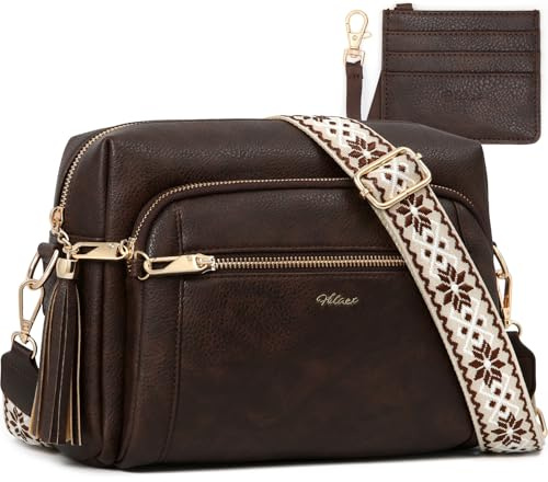 HILAEX Umhängetasche Damen Anti Diebstahl, Handtasche Damen Groß