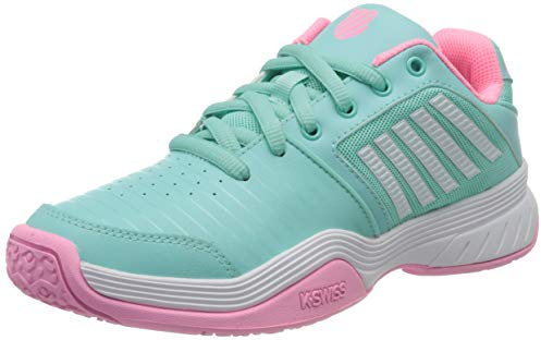 Dunlop Herren KS TFW COURT EXPRESS OMNI-ARUBA BLUE/PINK/WHITE-M Sneaker, 38 EU