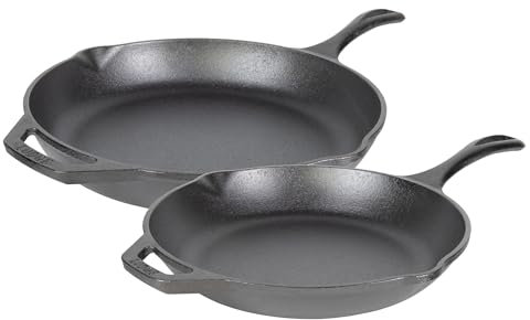 Lodge 10 and 12 Inch 2 Piece Skillet Set