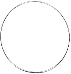 Florissima METALLRING Ø 40 cm silberfarben