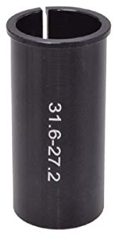 FILMER Alu Reduzierhülse für Sattelstütze Innendurchmesser: 27,2 mm/Außendurchmesser: 31,6 mm