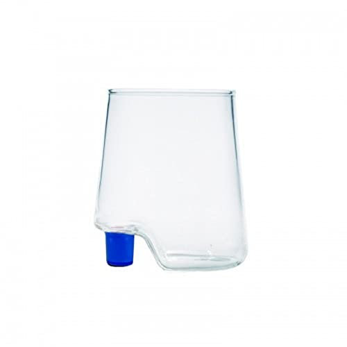 Gamba de Vero Zafferano Bicchiere in vetro borosilicato colore Blu box 6 pezzi