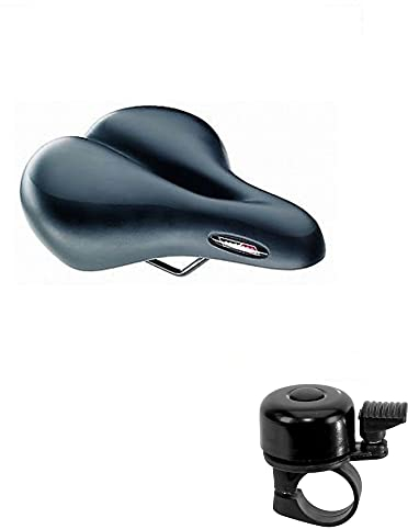 Point Endzone Damen Tourensattel Fahrradsattel Sattel Vacuum Technique inkl. Fahrradklingel