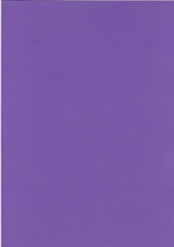 DJP Halloween Farbige Druckerkarte, Bastelpapier für Karten Basteln, A4, 160 g/m², Violett, 50 Blatt