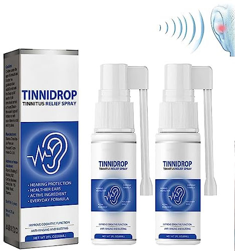 EXQST Luhaka Tinnidrop Spray de soulagement des acouphènes soulagement des acouphènes inconfort de l'oreille des acouphènes Spray de Soin de Nettoyage du cérumen
