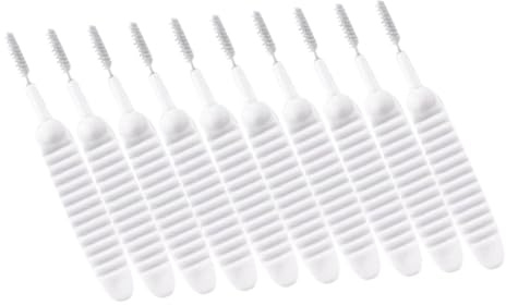 HAPINARY Shower Head Cleaning Brush Set 10pcs Small Hole Cleaner Hard Bristles Anti-clogging Tool for Bathroom and Kitchen Gap Cleaning