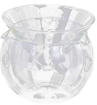 Cabilock Cuenco De Vidrio Transparente Ensaladera De Frutas y Verdulero Utensilios De Cocina para Ensaladas para Sala De Estar Mediano