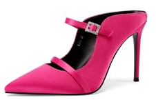 QUEEN HELENA Décolleté con Tacco a Spillo Scarpe Eleganti Donna K3527 (Fucsia, Sistema Taglie Calzature EU, Adulto, Donna, Numero, Media, 37)