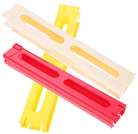 KONTONTY Domino Zug Zubehör 3 Stück Inklusive Domino Halterungsmechanismus Und Pedalen Für Kinderfreundliches Bauspiel