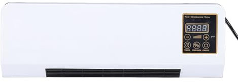 Raffreddamento per Riscaldatore a Parete Intelligente, Corre di Raffreddamento a Montaggio a Parete Intelligente Montaggio Interno a Supporto Verticale 1800 W Termostato (Plug