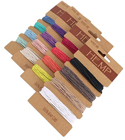 Cordón de Hilo Artesanal de Algodón 1mm, Hilo DIY
