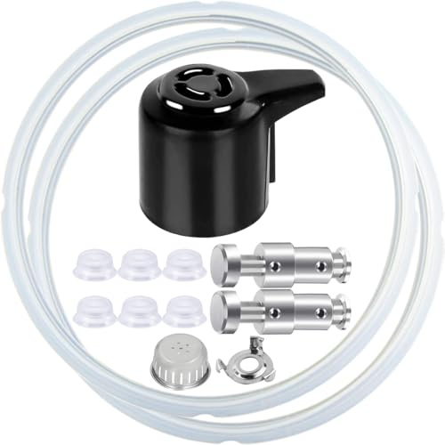 EATBALE Kit de accesorios para Instant Pot Duo de 5 y 6 qt/Duo Plus de 6 qt olla a presión Mango de liberación de vapor Válvula de flotador Anillo de sellado Tapa y soporte antibloqueo Repuestos