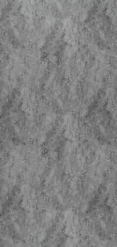 AMON Wandpaneele Duschrückwand 122x244cm in Beton-Optik - Badrückwand Küchenrückwand TV-Rückwand Dusch- Bad- Wand-Verkleidung aus 3mm PVC Wasserdicht Wasserfest - für Innen- und Außenbereich