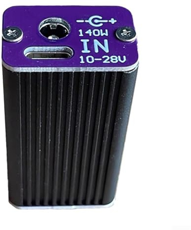 Convertitore di ricarica rapida PD ad alta potenza, 140 W, caricatore da auto tipo C per alimentatore da 12 V 24 V CC, supporta protocollo PD2 0/3 0