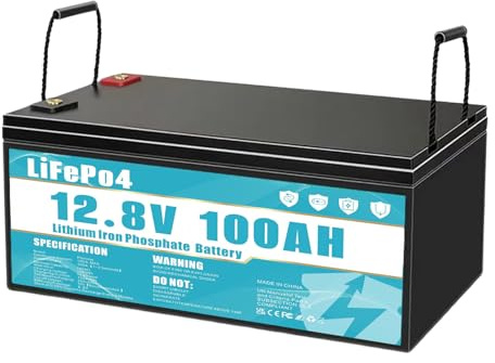 lithium iron phosphate leisure battery 12V 100Ah LiFePO4 battery,equipped 100A-BMS,lifespan exceeding 8 years,suitable for camping, solar power, emergency power, etc.