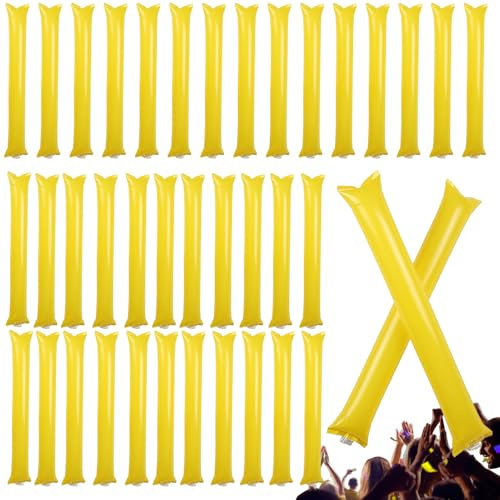 Generatori di rumore gonfiabili, Generatore di rumore Thunder Sticks,Cheer up Toys Set di 40 bastoncini di cheerleader - leggero per rallegrare, generatori, souvenir per eventi, e celebrazioni