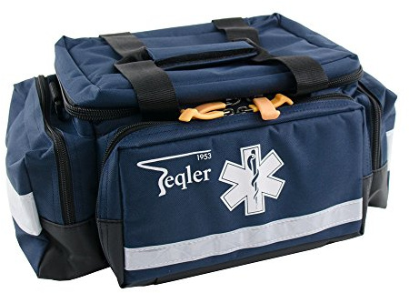 Teqler T-131063BL Rettungstasche Lüttich aus wasserabweisendem, Nylon, klein, 43 cm x 21 cm x 27 cm