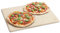 Pietra refrattaria per pizza 45 x 35 x 1,5 cm rettangolare in cordierite, per cuocere pane, tarte flambée e pizza, pietra refrattaria per il barbecue