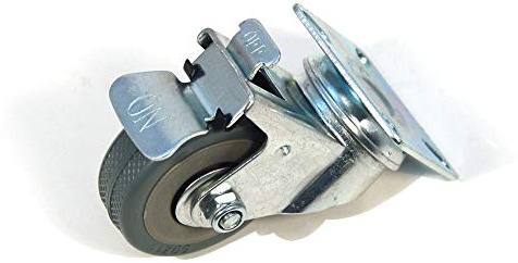 4x Möbelrolle mit Bremse Lenkrolle Bockrolle Industrierolle Transportrolle 50mm