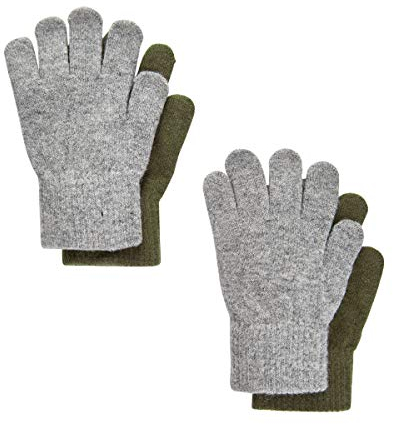 Celavi Unisex Kinder Magic Gloves Handschuhe, Military Olive, 7 EU