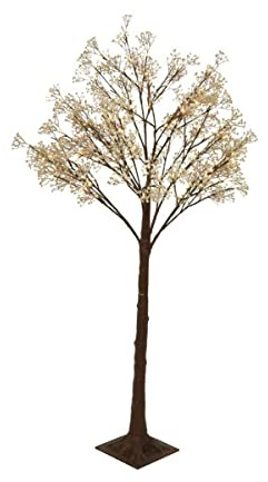 LED Blumenbaum Lichterbaum Weihnachten Deko warmes weiß 150 cm