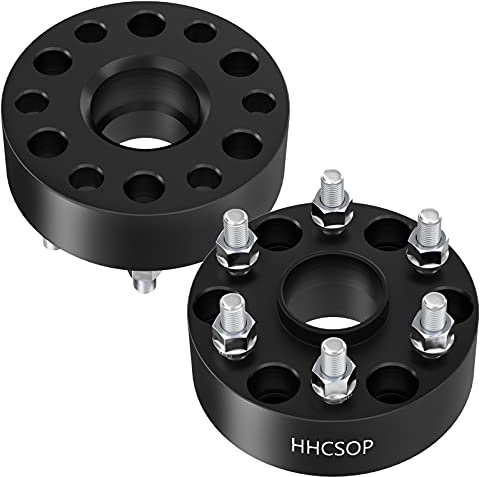 HHCSOP 6x5.5 Wheel Spacers 2 (50mm) 6 Lug Bore 78.1mm with M14x1.5 Studs for Chevy Silverado Tahoe Avalanche Suburban Express 1500 GMC Sierra Yukon Savana Escalade, 2PCS 6x139.7mm Wheel Adapter