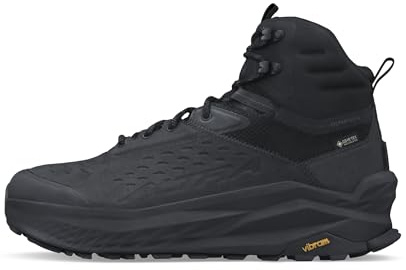 ALTRA Men's Olympus 6 Hike Mid GTX Hiking Shoe, Black, 10