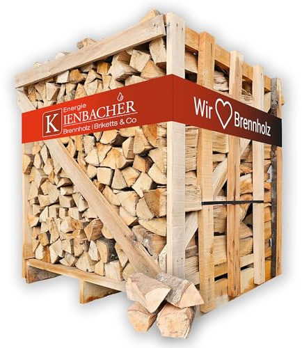3 Boxen Brennholz 1 RM Box Kaminholz Buche 25cm für die Heizsaison 2026/2027 ofenfertig gespalten Kaminholz Holz Feuerholz Scheitholz Kaminfeuer Lagerfeuer Ofen | Energie Kienbacher (3 RM)