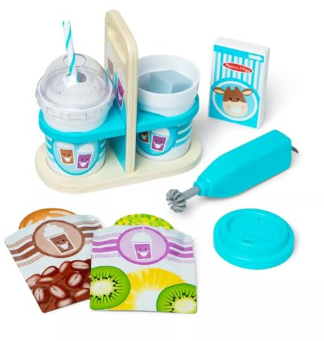 Melissa & Doug Spielset mit warmen und kalten Getränken, Spielzeugessen für Jungen und Mädchen ab 3 Jahren