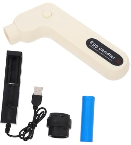 BESPORTBLE Testeur De Mirage LED avec Lampe pour Couveuse Testeur Œufs pour Observation Facile Et Rechargeable