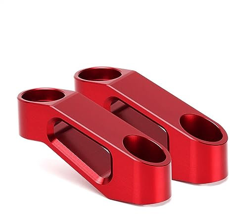 YIJIAVSX Motorradspiegel Motorradspiegel Rückspiegel Verlängerung Riser Verlängern Adapter Für Ducati Für Monster 797 821 1200 1200R 937 Für Monster 696 796 Motorradspiegel(6)