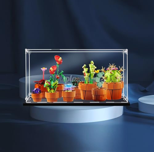 Acryl-Vitrine mit Schraube für Tiny Plants 10329 (Model-Set ist Nicht im Lieferumfang enthalten) (kein Hintergrund)