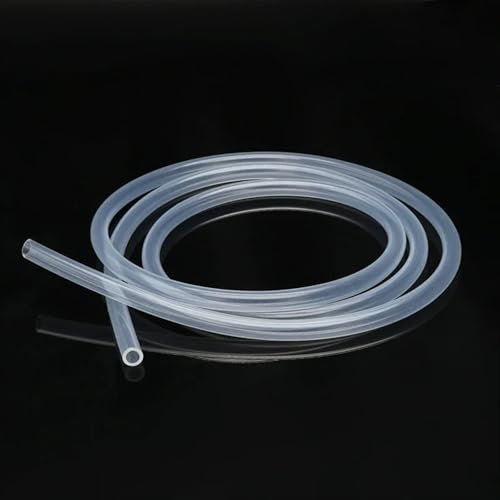 Klarer, flexibler Silikonschlauch, 1 Meter lebensmittelechtes Rohr, Innendurchmesser 0,5 1 2 2,5 3 4 5 6 7 8 mm Silikonschlauch for Chemikalien for Flüssigkeiten(6x10mm)