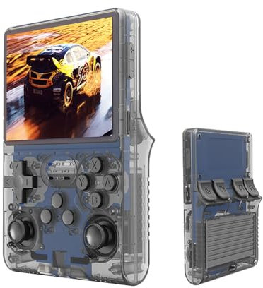 VEGAMED 30000 Retro Games Handheld Game Console, 3.5 inch Mini HD IPS Screen Retro Console, 3800mAh Large Capacity, Built-in 256G Card, Support HDMI and TV Output