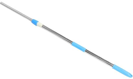 IWOWHERO Stainless Steel Mop Rod Replacement Rotating Handle for Floor Cleaner Broom Pole Adjustable Extender for Home Office Cleaning