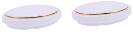 Uonlytech 2pcs Fluorescent Light Small Lamp Shades Plastic Lampshade Ceiling Fan Globe Replacement