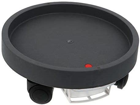 Toddmomy Soporte para Plantas con Ruedas de Plástico con Bandeja Móvil para Macetas, Fácil de Montar y Mover en Interiores y Exteriores