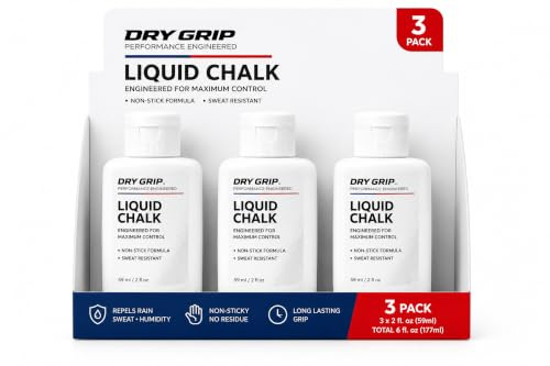 DRY GRIP Soluzione di gesso liquido 59 ml 2 fl. oz 3 Pack Grip Enhancer