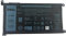 Original Dell-Ersatzakku WDX0R für Dell Inspiron 13 5368, 5378, 7368, 7378, Inspiron 15 5565, 5567, 5568, 5578, 7560, 7570, 7579, 7569, P58F und Inspiron 17 5765, 5767 (Typ WDX0R)