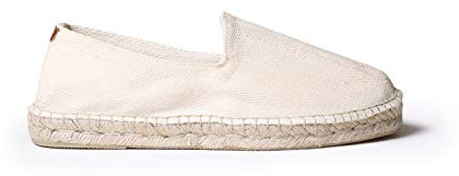 Men's fabric espadrille de algodón - MONTGRI - Ecru, 40 EU