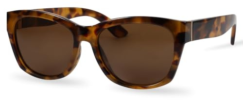 ZENOTTIC Cat Eye Sunglasses Womens: Polarised Retro Square Sun Glasses for Ladies - Oversized UV Protection Shades