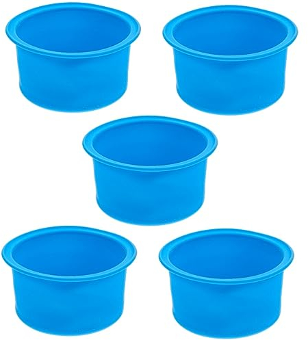 FRCOLOR 5pcs Wax Heater Silicone Bowl for Hair Removal Wax Melting Container Bowl Stable Waxing for Beads