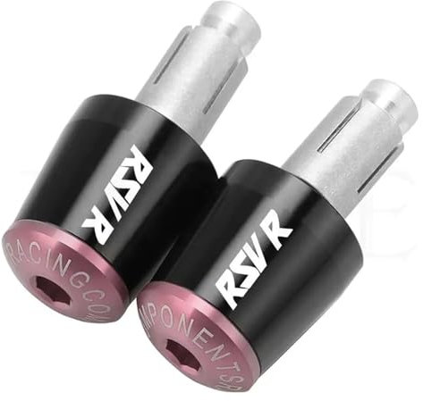Motorrad-Lenkerstecker Für A&prilia RSV R 1999 2000 2001 2002 2003 Motorräder Lenker Griffe Kappe Gewicht TeileAnti Vibration Stecker Enden(Black pink)