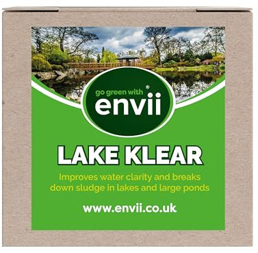 Envii Lake Klear – Natural Large Pond & Lake Treatment for Sludge, Green Water, Blanket Weed & Duckweed – Treat’s 200,000 Litres of Water