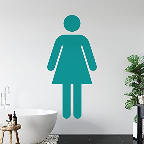 Weiblich Piktogramm Wandtattoo Wandaufkleber Wall Sticker - Dekoration, Küche, Wohnzimmer, Schlafzimmer, Badezimmer