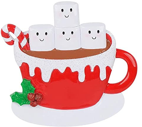 TianWlio 2021 Weihnachtsharz-Anhänger Weihnachtskaffeetasse-Überlebender-Anhänger Orientalisches Windlicht