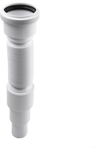 ARMYJY Ablaufschlauch, 50 mm, ausziehbar, flexibel, grau, Abflussrohr für Waschbecken