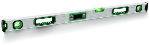 Kanayu Digitale Wasserwaage 101,6 cm (40 Zoll) mit LCD-Display, magnetisch, digital, Torpedo-Wasserwaage, digitaler Winkelmesser, elektronisch, staub- und wasserdicht, intelligente Wasserwaage